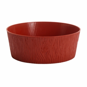Pots de jardin traditionnels Padiham Diamètre 12,6 cm Hauteur 7,6 cm Disponible en brun vert Motif granit Matériel PE écologique - Product Image 1