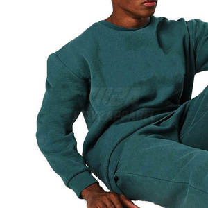 Ensemble de survêtement tendance pour homme en coton, deux pièces, tenue confortable pour le fitness, la salle de sport, les activités de plein air - Product Image 4