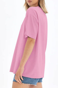 Camisetas Casuales de Verano para Mujer, Ecológicas, Transpirables, de Secado Rápido, Alta Calidad, 100% Algodón, Venta al Por Mayor - Product Image 3