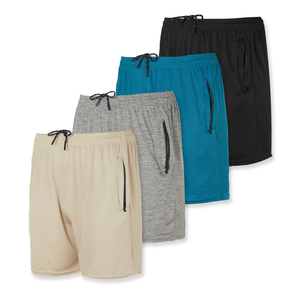 กางเกงขาสั้นออกกำลังกายบาสเก็ตบอลย้อนยุคแบบยูนิเซ็กซ์ ผ้าโพลีเอสเตอร์ 100% แห้งเร็ว ระบายอากาศได้ดี เอวยางยืดปานกลาง - Product Image 6