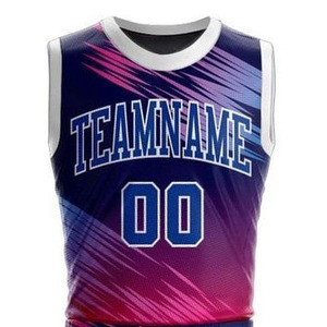 Meilleures ventes, ensembles de maillots de basket-ball de qualité supérieure, taille plus, 100% polyester, design personnalisable, prix bas - Product Image 3
