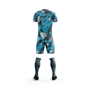 Sublimación uniforme de fútbol personalizado para hombres ropa deportiva uniforme de ropa de fútbol personalizado en blanco - Product Image 6