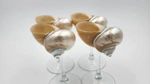 LUXURY HANDMADE WINE <b>GLASSES</b>: ELEGANT CONCH SHELL CUPS FOR WEDDING DECOR & GIFTS - HOT SALE - Product Image 6