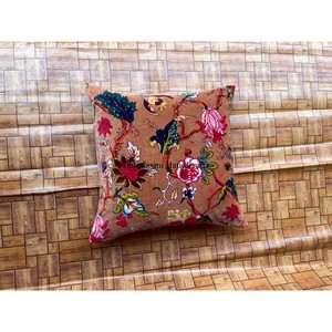 Funda De Almohada decorativa para el hogar, funda de cojín hecha a mano de algodón indio, juegos de almohada, funda de cojín de terciopelo estampado de 20 "x 20" - Product Image 6