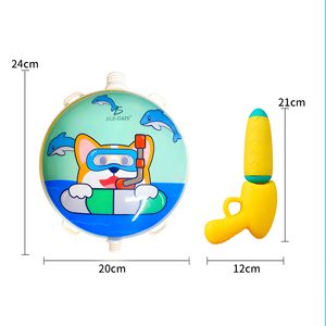 Zaino con Pistola ad Acqua Rotonda a Forma di Cane da 600ML, Stile Unico per Divertimento all'Aperto - Product Image 4