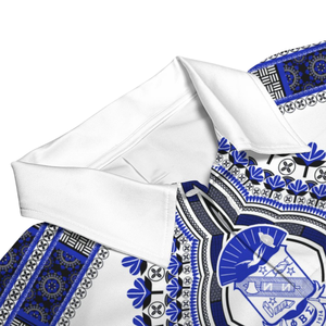 Phi เสื้อโปโล1914รุ่นเบต้า Sigma, เสื้อคอโปโลผ้าฝ้ายลาย220แบบจีบปักด้วยกำมะหยี่ลายพี่น้องกรีกเก้าคนเครื่องแต่งกายนักศึกษาระดับพรีเมียม - Product Image 6