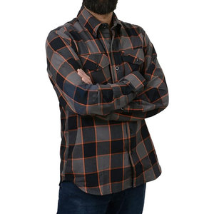 T-shirts en flanelle unie pour hommes de haute qualité 100% coton Séchage rapide Respirant Décontracté Col montant Coupe régulière Marque privée en vrac - Product Image 6