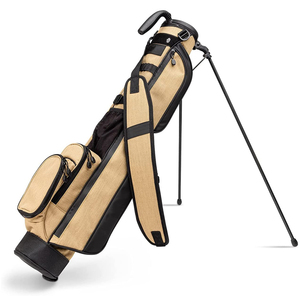 Bolsa de soporte de golf de alta calidad con correa de hombro cómoda lona impermeable para campo de golf y entrenamiento - Product Image 1