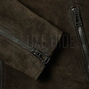 Vestes en cuir confortables de moto Veste de moto en cuir lourd Vestes en cuir de moto coupe-vent de qualité supérieure - Product Image 6