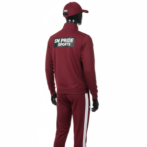 Survêtement de course décontracté personnalisé en gros pour unisexe, vêtements de sport pour jogging avec broderie, respirant, 100% coton - Product Image 2