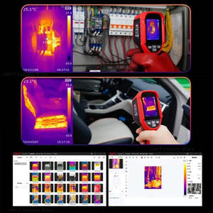 กล้องถ่ายภาพความร้อนอินฟราเรด UNI-T UTi160S ความละเอียด 160x120 ความไว 50C 7 โทนสี ซอฟต์แวร์เลเซอร์สำหรับพีซี Lexso 2C - Product Image 5