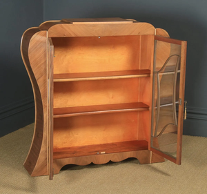 Ancient Macouria Glass <b>Display</b> <b>Cabinet</b> Teak <b>Wood</b> Hand Carved Luxury Hand Carved Living Room <b>Display</b> <b>Cabinet</b> - Product Image 2