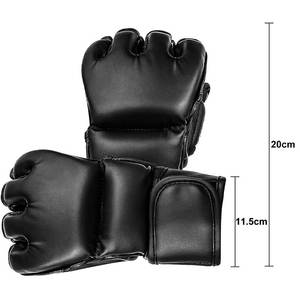 Gants en cuir MMA personnalisables de haute qualité confortables pour l'entraînement aux arts martiaux - Product Image 6