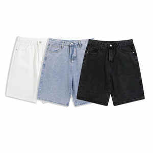 Vintage Summer Streetwear <b>Short</b> Jean Loose Work <b>Shorts</b> Fashion Mens Baggy <b>Denim</b> Comfortable Casual <b>Shorts</b> - Product Image 2
