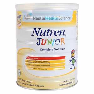 Fórmula de nutrición completa NestleNutren Junior para niños 850g sabor fibra de vainilla 24 botellas en caja empaquetada de 400g Lata - Product Image 4