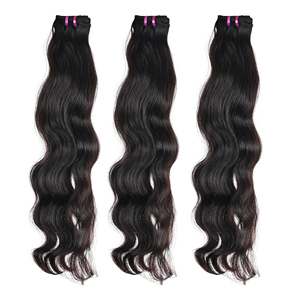 Vente en gros de paquets de cheveux ondulés alignés avec des cuticules indiennes vierges de qualité supérieure - Product Image 4