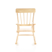 Chaise berçante vintage en bois massif de style Farmohuse pour les tout-petits Chaise pour enfants de taille personnalisée