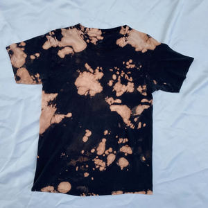 Lavage à l'acide Bleach Tee T-shirts Womens Fashion T-shirt unisexe - Product Image 4