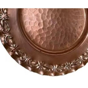 Vaisselle ronde de conception fabuleuse sous l'assiette pour la fête de mariage - Product Image 3