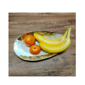 Vaisselle en nacre Bols de service en coquille naturelle fabriqués à la main Idéal pour les restaurants, les hôtels et la maison Style de table Vietnam - Product Image 4