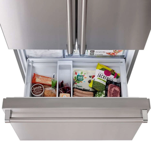RVFFR336SS 36" Counter Depth French Door <b>Refrigerator</b> with Internal Water Dispenser 19.8 cu. ft. - Stainless Steel - Product Image 1