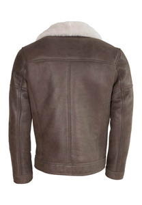 Chaqueta de Invierno para Hombre, Gruesa, de Piel de Oveja, con Cuello Redondo, Impermeable, de Secado Rápido, Estilo Casual de Negocios - Product Image 6