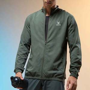 Solid Color Low Moq <b>Men</b> <b>Track</b> <b>Jacket</b> Wholesale <b>Track</b> <b>Jacket</b> <b>For</b> <b>Men</b> Breathable <b>Men</b> <b>Track</b> <b>Jacket</b> - Product Image 1