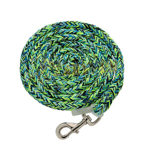 Corde de plomb et licou équestre en nylon et coton de la meilleure qualité Logo personnalisé OEM Conception de couleur personnalisée pour l'équitation - Product Image 1
