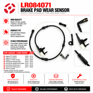 Cable de Advertencia del Sensor de Desgaste del Freno Trasero LR084071 para Land Rover Range Rover Sport Discovery 5 Defender, Sensor Automotriz - Product Image 1
