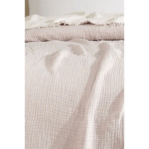 Varol <b>Single</b> 5-Layer 100% Cotton Muslin Luxury <b>Bedspread</b> Customizable King/Queen Size Coverlet for Home Use or Hotels - Product Image 1