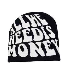 Unisex Knitted 100% Acrylic Beanie <b>Caps</b> Warm Fashion Hip Hop Style Letter Jacquard <b>Winter</b> for Men High Quality OEM Service Plush - Product Image 4