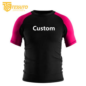 Nuevo diseño de ropa de compresión Rash Guard para mujeres tamaño adulto Slim Fit cómodo y transpirable Rash Guard y camisas personalizadas - Product Image 6