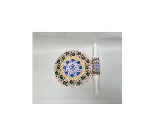 Marble <b>Rolling</b> Board with <b>Wood</b> <b>Pin</b> for Customized Size Best Quality White Stone Marble Board and <b>Wood</b> <b>Pin</b> - Product Image 6