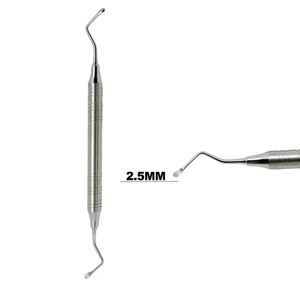Vente en gros Ul-Amin 2.5MM Gracey Bone Curette Manuel de qualité Instrument parodontal dentaire pour le nettoyage et le remplissage des dents Utilisation manuelle - Product Image 1