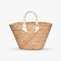Tas Tangan Elegan Untuk Wanita Tas Rotan Tas Jerami untuk Wanita Liburan OEM Dapat Dipesan Sesuai Logo dari Vietnam Grosir