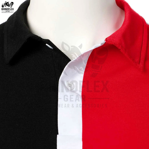 Polo en coton personnalisé OEM pour hommes, impression de logo, grande taille, manches courtes, uni, pour le travail ou le golf - Product Image 4