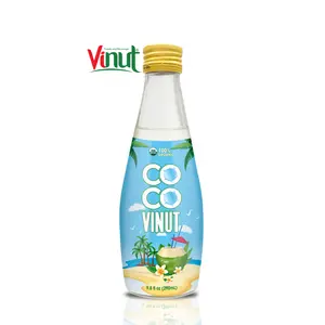290毫升椰子水与有机VINUT热带热卖免费样品，自有品牌，批发供应商 (OEM，ODM)