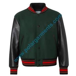 Veste universitaire OEM en gros, personnalisable, unie, écologique, respirante, en polyester de qualité supérieure, avec broderie de baseball unisexe - Product Image 4