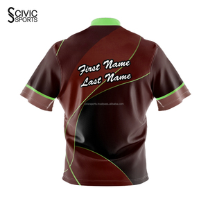 Uniformes de bowling personnalisés conçus pour optimiser votre expérience de bowling Maillot de bowling FABRICANT - Product Image 2