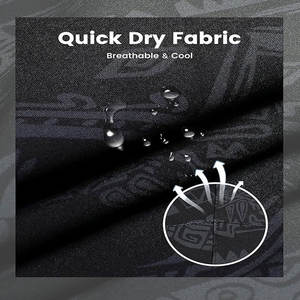 กางเกงว่ายน้ำลายของผู้ชายกางเกงขาสั้นสำหรับว่ายน้ำชายหาดผ้าโพลีเอสเตอร์แห้งเร็วงานตามสั่ง100% - Product Image 4