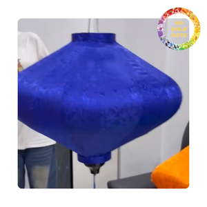 Lanterne pliable en soie de Hoi An Viet Nam | Différentes formes et couleurs de taille | Décoration mi-automne - Product Image 4