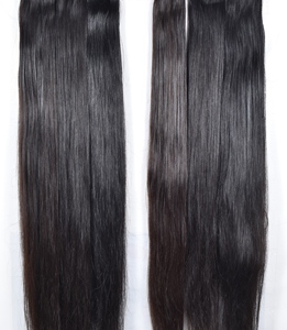Vente en gros d'extensions de cheveux indiens vietnamiens droits à alignement de cuticules naturelles traitement de faisceaux bruts tissage de vagues profondes cheveux humains - Product Image 1