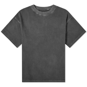 New Design Heavy Cotton T-shirt Oversized Drop Shoulder <b>Tshirt</b> for Men Custom logo Design Blank Vintage Acid Washed T-shirts - Product Image 3