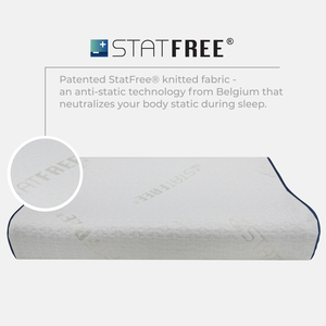 Goodnite Premium Oreiller en mousse à mémoire de forme avec soutien-gorge profilé Tissu antistatique écologique Design moderne 1.5-2kg - Product Image 2