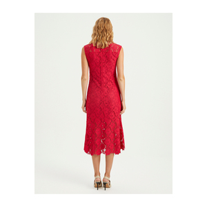 Vestido Midi de Encaje para Mujer de Alta Calidad - Product Image 5