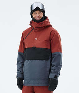 Veste de ski imperméable et coupe-vent, couverture complète, fermeture éclair à capuche pour le snowboard, polyester/nylon, technologie respirante, hiver chaud - Product Image 1