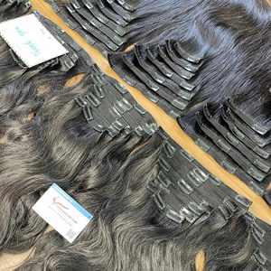 Producto Popular, Extensiones de Cabello con Clip, Varios Colores, Cabello Humano 100% Vietnamita, Sin Caída, Sin Enredos - Product Image 2