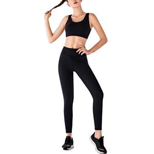 Top Deportivo de Yoga Transpirable de Alto Rendimiento para Mujer y Leggings de Compresión de Poliéster y Spandex de Secado Rápido, Ropa de Gimnasio Personalizada OEM 2026 - Product Image 3