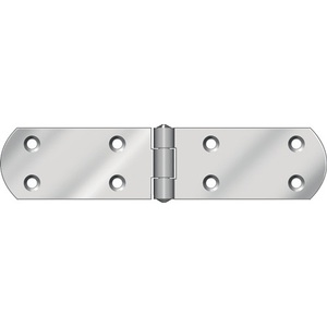 HOHAGE Charnière française 20 Box H.Open 140 mm Épaisseur 1,8 mm Acier chromé bleu pour clôtures, treillis et portails - Lot de 20 - Product Image 1