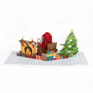 Carte de voeux 3D Pop-up Père Noël Artisanat en papier avec design d'ange Nouveau du fabricant vietnamien Kiricrard Souvenir Gift - Product Image 4